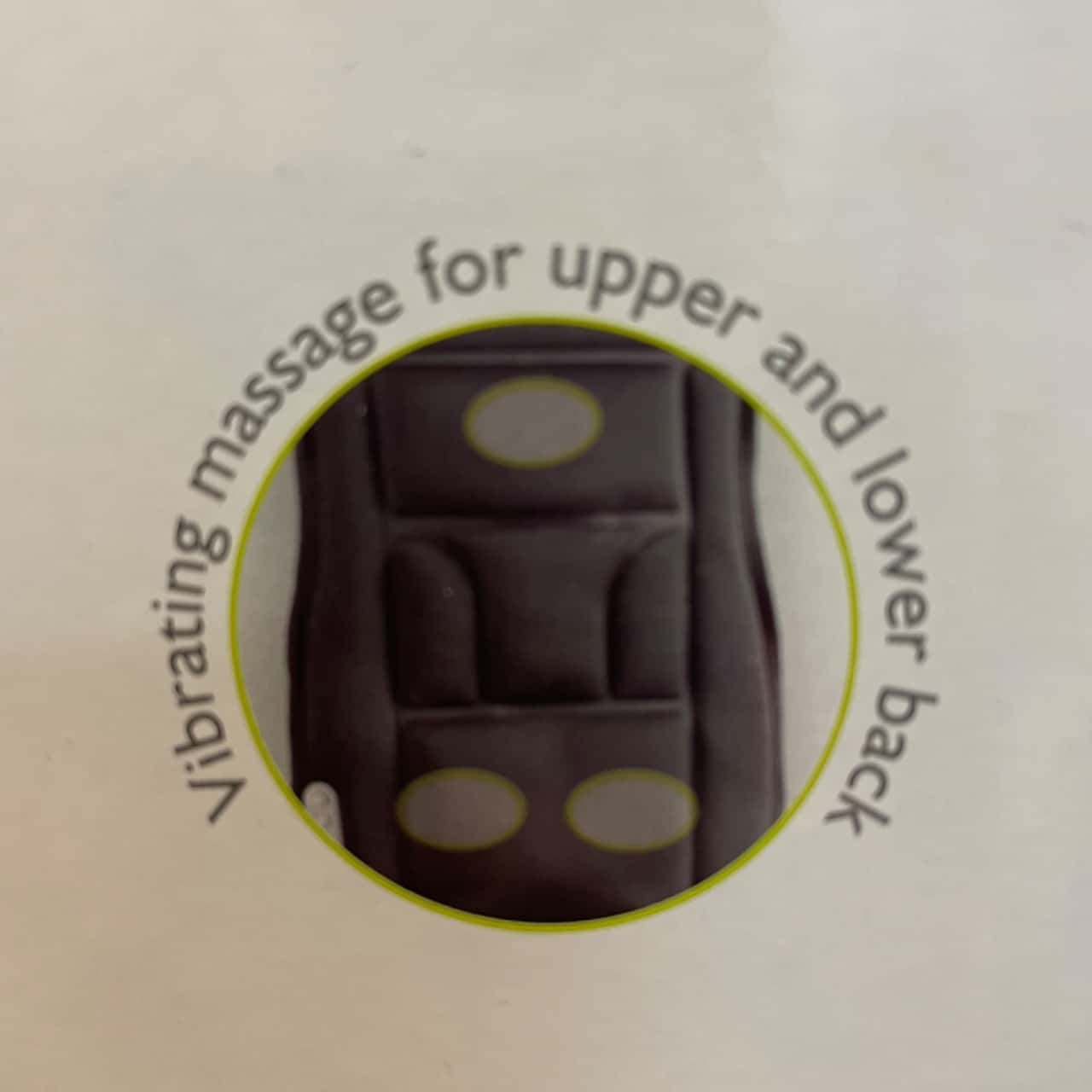 Massaging Back & Seat Cushion (s)