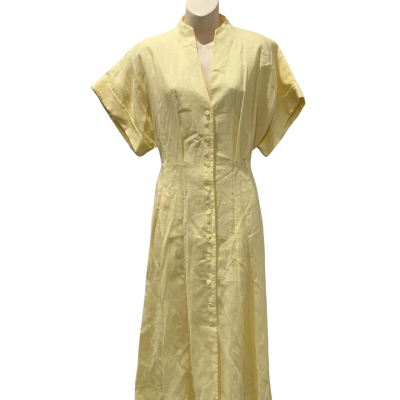 Country Road Womens  Size 12 Midi Dress Yellow 