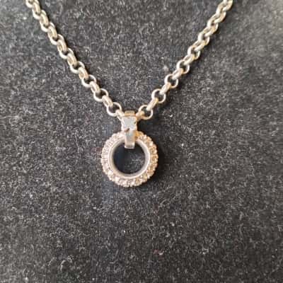 Mimco Dream Long Neck - Tone Silver. RRP 129.95. 90 cm long.