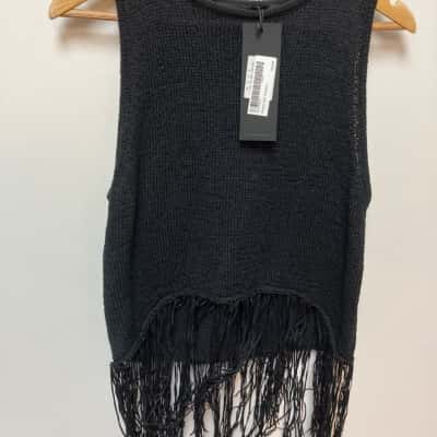 Blessed are the meek Womens  Size 8 Black  