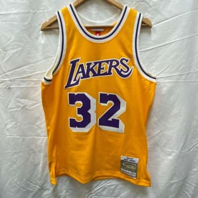 Mitchell & Ness Mens  Size M Purple / Yellow 