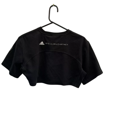 adidas by Stella McCartney Womens  Size S Black  Cropped Top