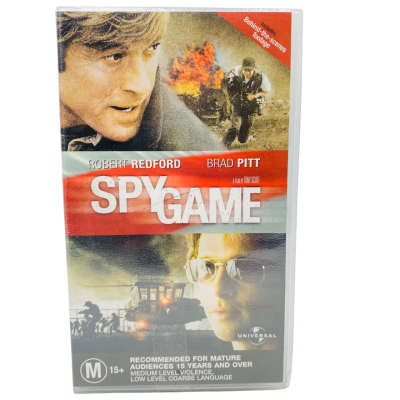 BNWT  3 VHS Action Movies SEALED Spy Game, The Last Castle , The Bourne Identity   