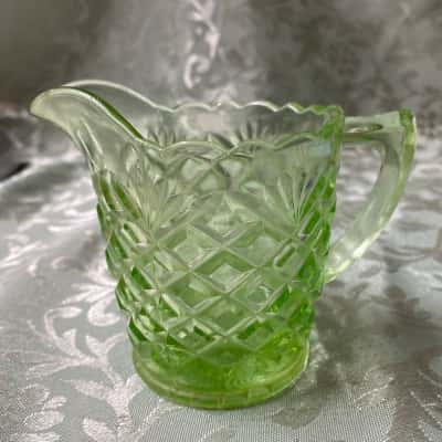 Vintage Milk Jug Green