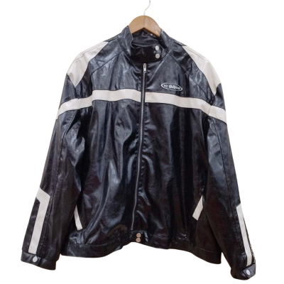 Pretty Little Thing Womens Size XL Biker Jacket Black (2)
