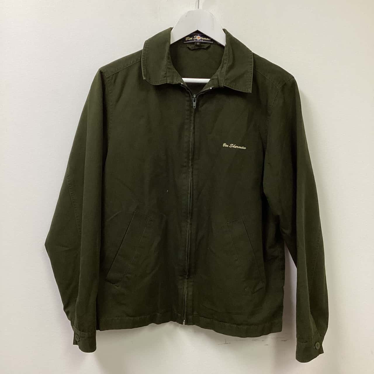 Ben Sherman Mens Size S Front Zipper Khaki Jacket(s)