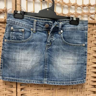 Victoria Beckham Women's Size S Denim Skirt Summer Casual Spring Gift 
