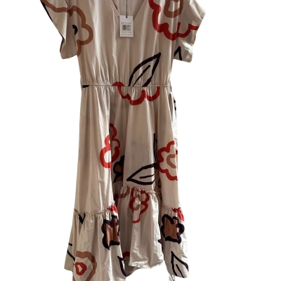 new with tag, PoL Clothing Women's Size 10 poppy Midi Dress Champagne 