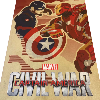 Captain America-Civil War-The First Ten Years-Marvel Studios-L/Ed-Scholastic-PB
