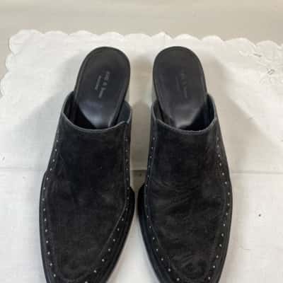 rag & bone Womens Black Slides Size 37 Studded