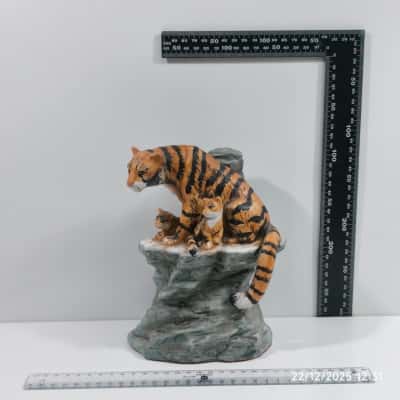 Tiger Trio Figurine Statue 