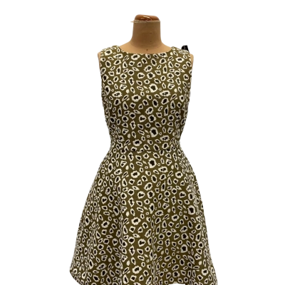 Gorman Womens  Jacqurad Dress Size 8 Black  / Olive 