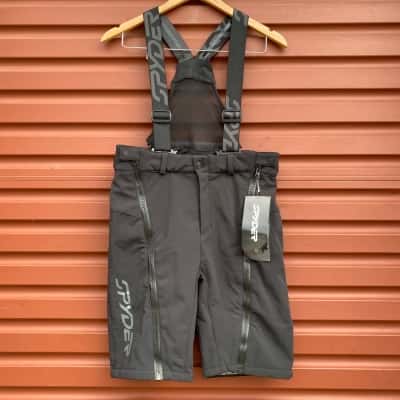 Spyder Jr Kids Size 10 Black Softshell Ski Training Shorts 
