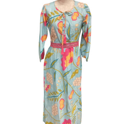 Naudic Womens  Size XS Maxi Dress Blue 