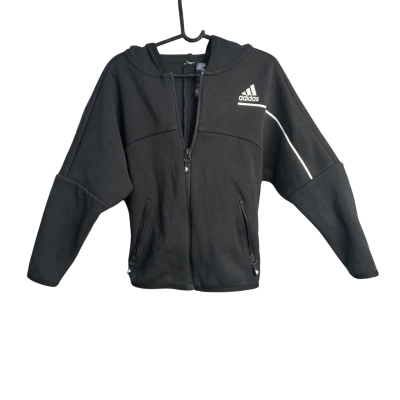 Adidas Kids  Size 6 Jacket Black  
