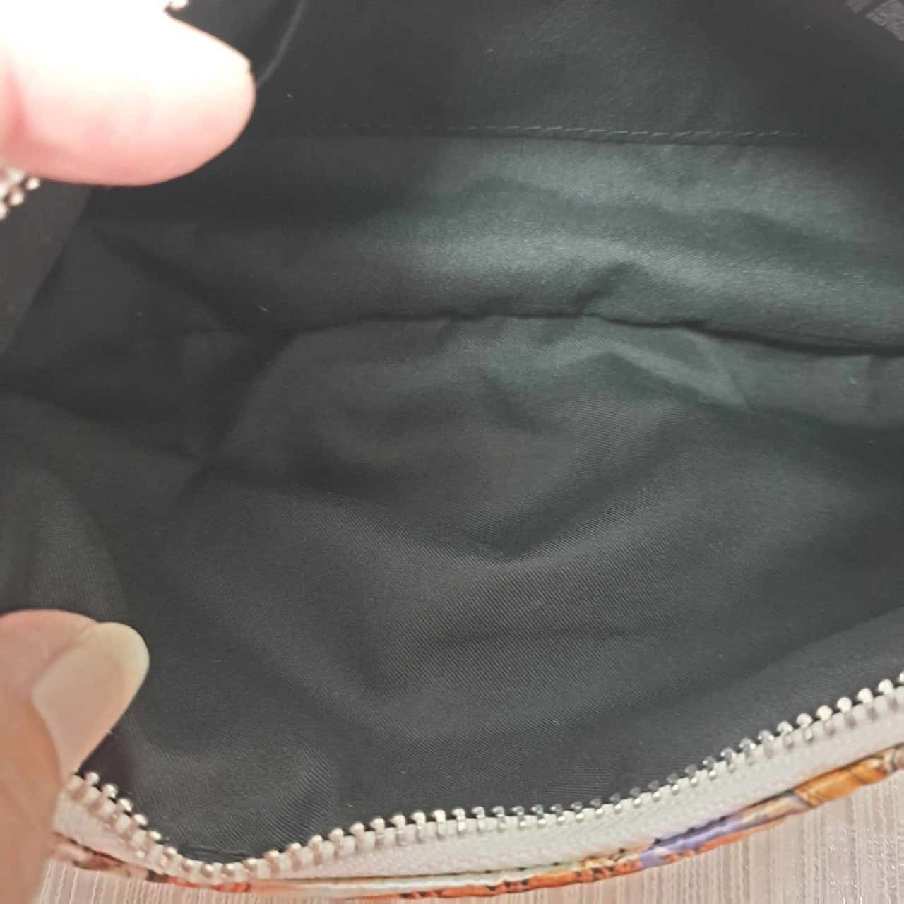 Asos Design Elongated 90s Shoulder Bag with Renaissance Print