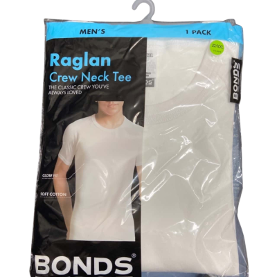 Bonds Mens  Size XXL Short Sleeve T-shirt WHITE
