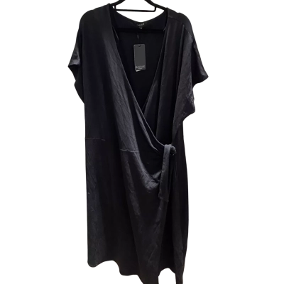 Basque Womens  Size 24 Midi Dress Black  BNWT RRP $109.95