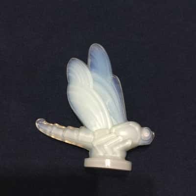 Sabino Opalescent Art Glass Dragonfly Figurine