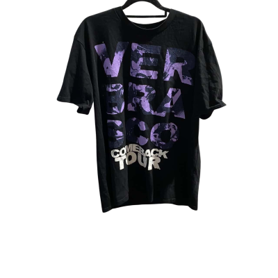  Unisex  Size L Black  Verbrasco Comeback Tour T shirt 