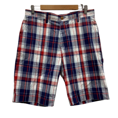 Tommy Hilfiger Size 32 Straight Leg Shorts Checked /Multicoloured RRP $49.50