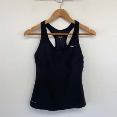 Dri Fit / Nike Black Sport Top  Size S 