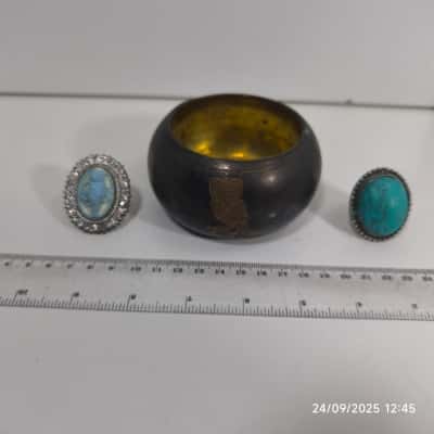  Womens Jewellery Bundle Trio Brass Cuff 