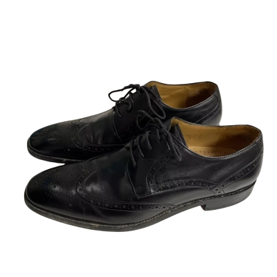 Florsheim Mens  Size 42 Tribute Wingtip Shoes Black 