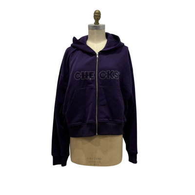 CHECKS Womens  Size XL Hooded Jacket Purple 