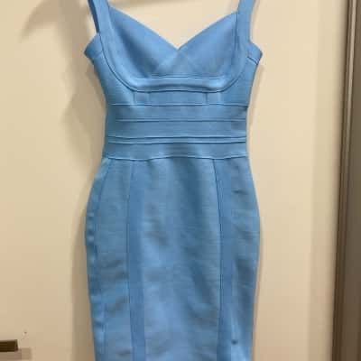 Tiger Mist Womens  Size S Cocktail Dress Blue 