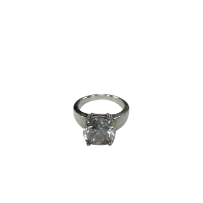 925 Silver Ring With Large Cubic Zirconia