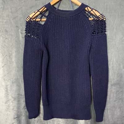 Viktoria & Woods Womens  Size 0 Navy Blue Jumper 