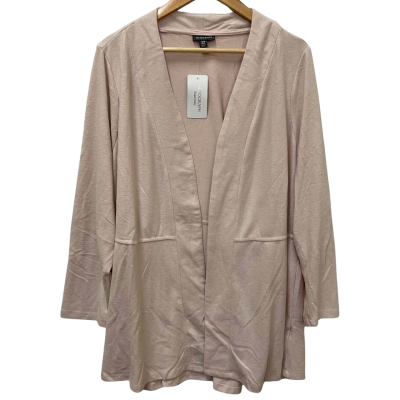 Autograph Pale Pink Between The Lines Knit Cover Up Size 22  