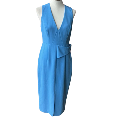 Sheike Womens  Size 12 Sleeveless Dress  Blue 