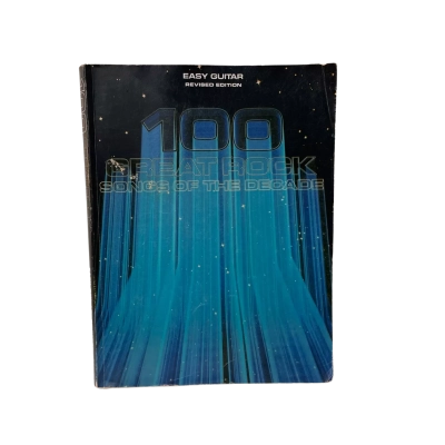 ‘100 Great Rock Songs of The Decade’ Easy Guitar Songbook