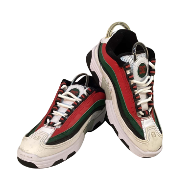 DC Shoes Unisex Size EUR 36 / US 4 Sneakers Black / Green / Red / White 
