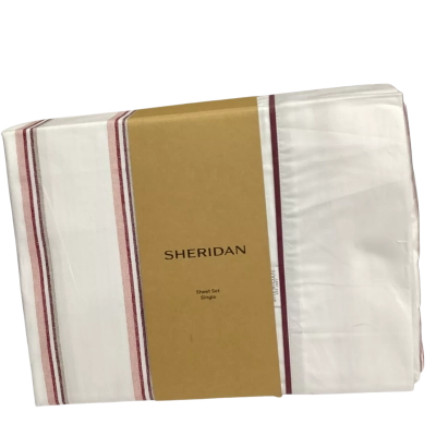 “Sheridan” Single Bed Sheet Set  NEW