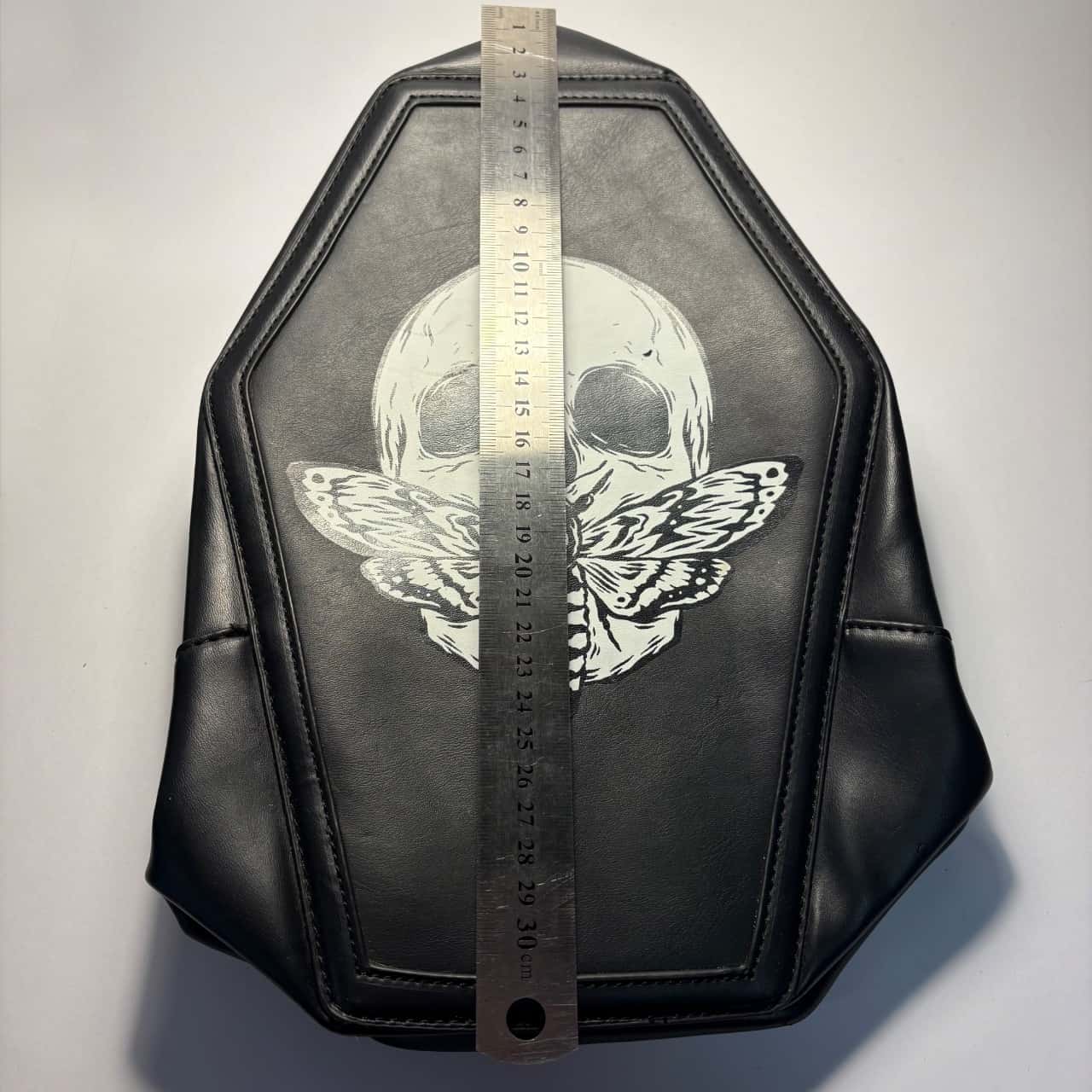 Dangerfield Coffin Backpack With Skull Motif s 