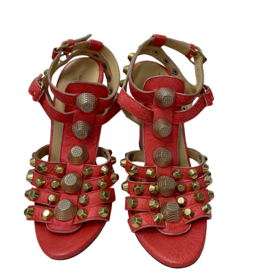  Women's Arena Gladiator Style Size 35 Wedges Coral