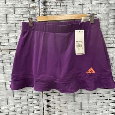 Adidas Womens  Size 10 Orange / Purple Tennis Skort