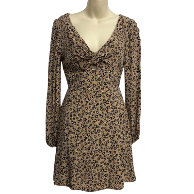 Kookai Size 36 Brown Mini Dress 