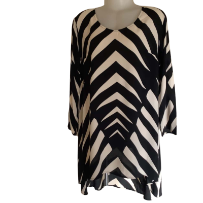 Mister Zimi.   High Low Long Sleeve Dress.   Size 12 