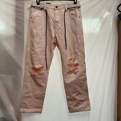  Mens  Size 32 Relaxed Fit Jeans Pink  