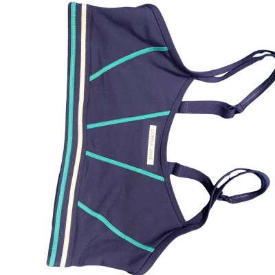 Lorna Jane Womens  sports crop topSize 12 Navy Blue 