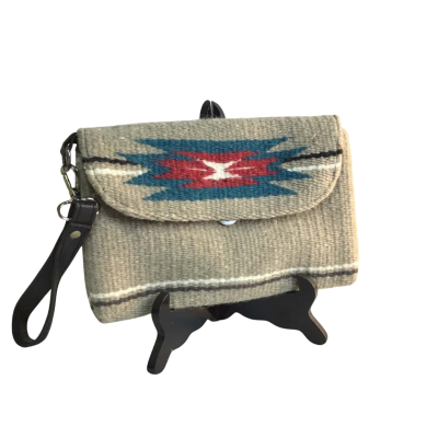  Womens Beige Boho Clutch Aztec Clutch Tribal Purse