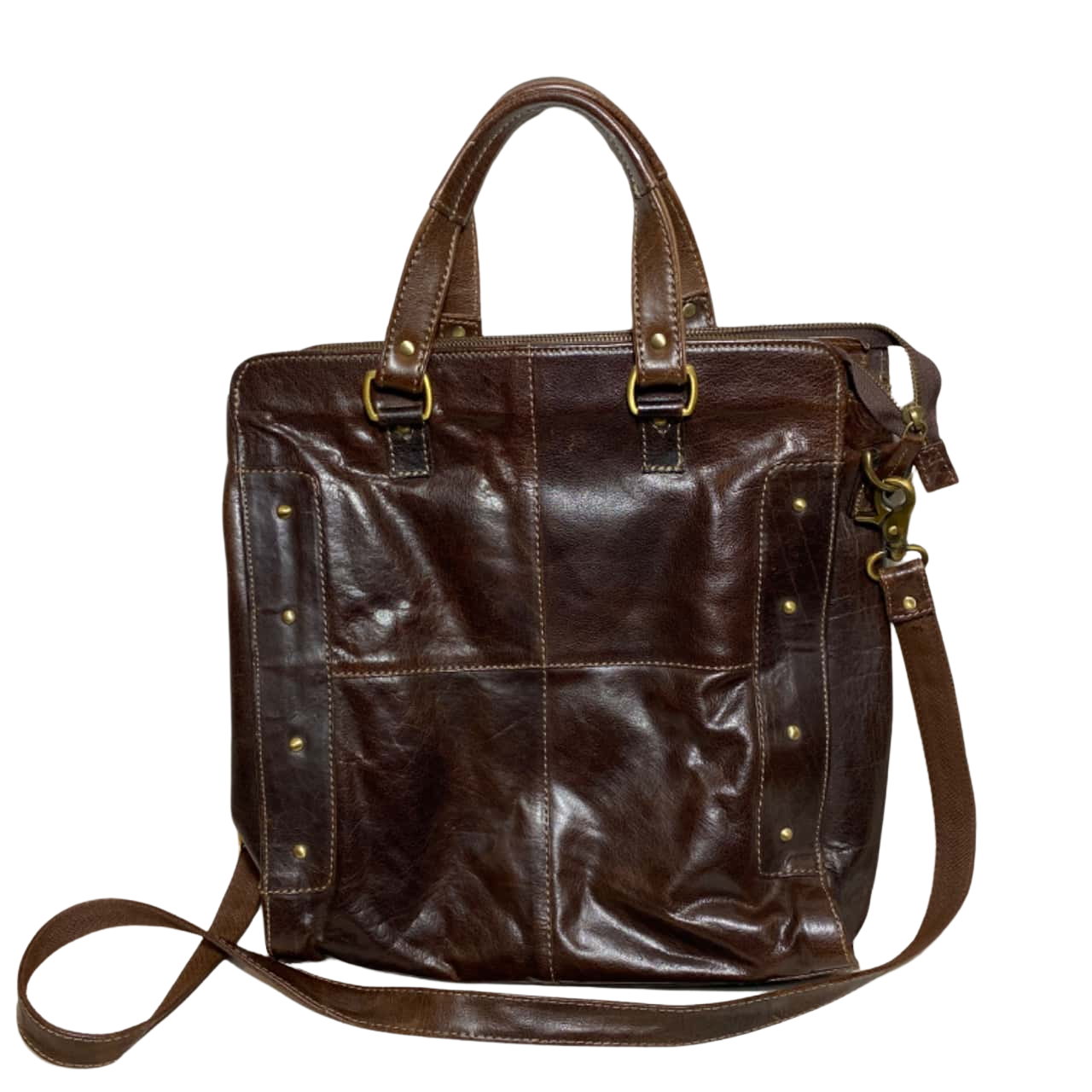Other Leather Handbag Brown (s)