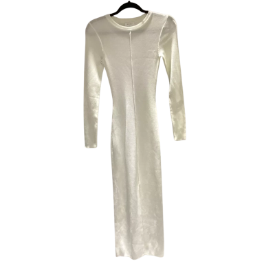 Meshki Womens  Size XS Knitted Bodycon Dress Cream PLEASE READ DESCRIPTION 