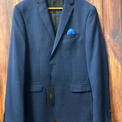 Shoreditch Mens  Size 40 Navy Blue Suit New