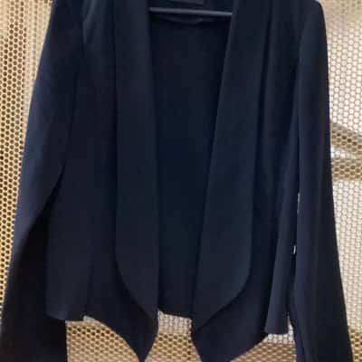  Womens  Size 14 Blazer Black  