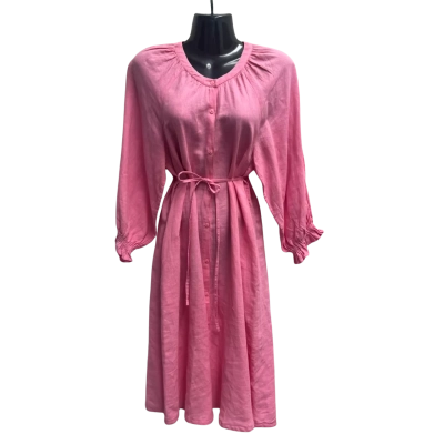 Kinney Womens  Size S Midi Dress Pink  